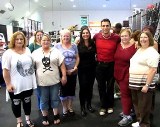 Adrian Paul with Adrian's Angels Ventura Comic Con September 2014