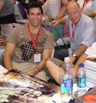 Adrian Paul and Daid Abramowitz
Comic Con 2009